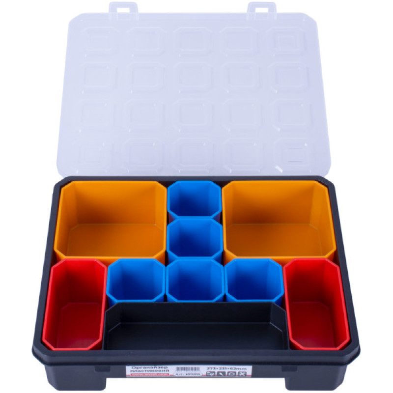 Пластиковий органайзер E.Next e.toolbox.pro.15, 15" 273х231х62мм (t011015)