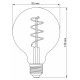 Диммируемая филаментная лампа Videx Filament G95FGD E27 4Вт 2100K (VL-G95FGD-04272) графит