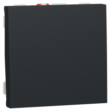 Одноклавишный выключатель Schneider Electric NU320654 (схема 1) 10А 2М (антрацит)