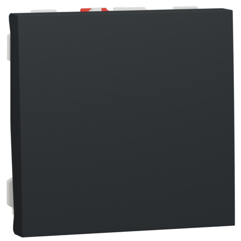Одноклавишный выключатель Schneider Electric NU320654 (схема 1) 10А 2М (антрацит)