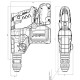 Аккумуляторный перфоратор бесщеточный Metabo 18 LTX BL 28 Q 18В (601715850)