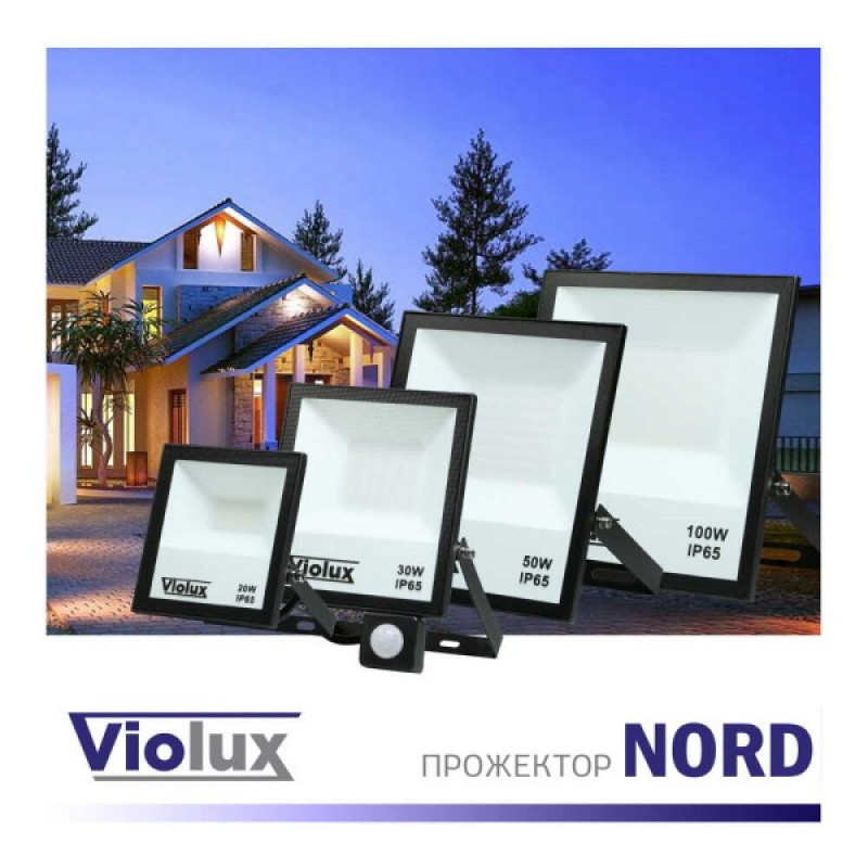 Прожектор LED Violux NORD 20W SMD 6000K 1700lm IP65 ( 400012 )