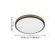 Світильник стельовий Eglo 99407 Pescaito LED 1x24W 3000K 2500Lm IP20 чорний