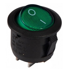 Переключатель TNSy KCD1-5-102 G/B круглый зеленый (TNSy5500712)