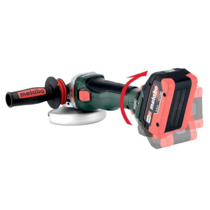 Аккумуляторная угловая шлифмашина Metabo WB 18 LTX BL 15-125 Quick 1500 Вт 2500-10000 об/мин (601730850)
