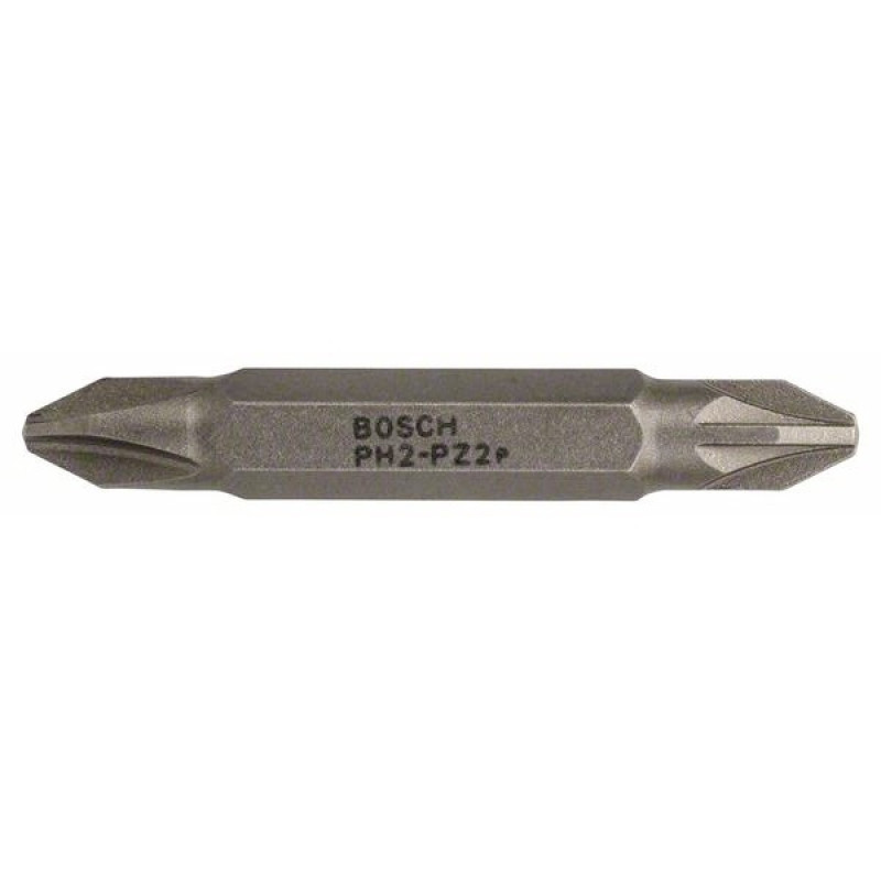 Двусторонние биты Bosch PH2/PZ2х45мм (60шт)