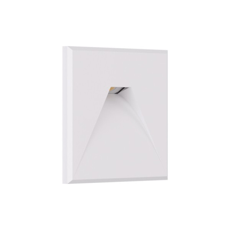 Светильник для подсветки лестницы/коридора Kloodi KDSL-RIKI SQ85X85 3W 3K 38D WH LED 210Lm IP44 белый