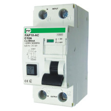 Дифавтомат Promfactor FAP10-AC C 10А/0,3A 2P (1P+N) 10кА (FAP10C10300AC)
