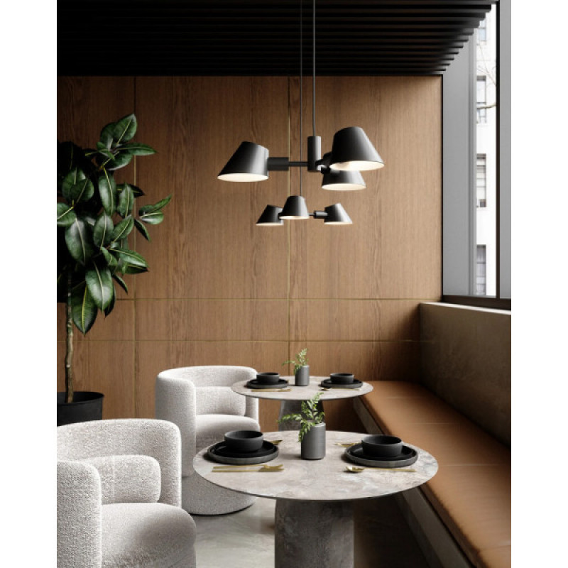 Подвесной светильник, люстра Nordlux 2120703003 Stay E27 3x60W IP20 черный
