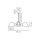 Подвесной светильник, люстра Nordlux 2120703003 Stay E27 3x60W IP20 черный
