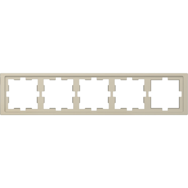 П''ятимісна рамка Schneider Electric D-Life MTN4050-6533 сахара