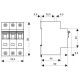 Автомат вимикач 50А 1P 6кА, Schrack Technik