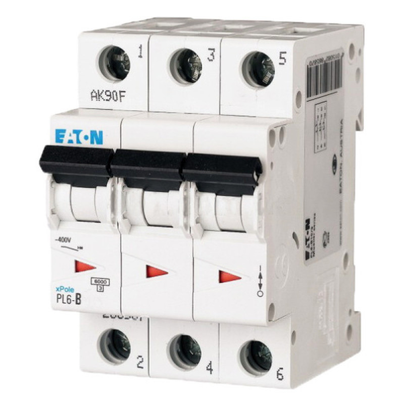 Автоматический выключатель Eaton Moeller PL6-B32/3