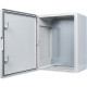 Ударостійкий корпус з АБС-пластику Аско-Укрем UBox 400x500x240мм (непрозорі дверцята)