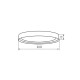Потолочный светильник Kanlux 37319 Nifu LED 1x18W 4000K 1280Lm IP20 черный