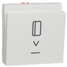 Карточный выключатель Schneider Electric NU328318 с подсветкой 10А 2М (белый)