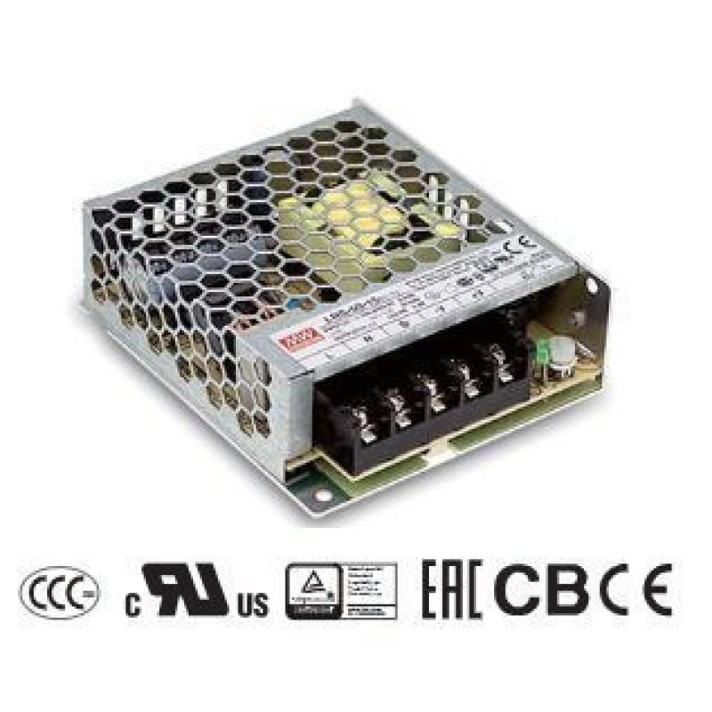 Блок живлення Mean Well 50.4W DC12V IP20 (LRS-50-12)