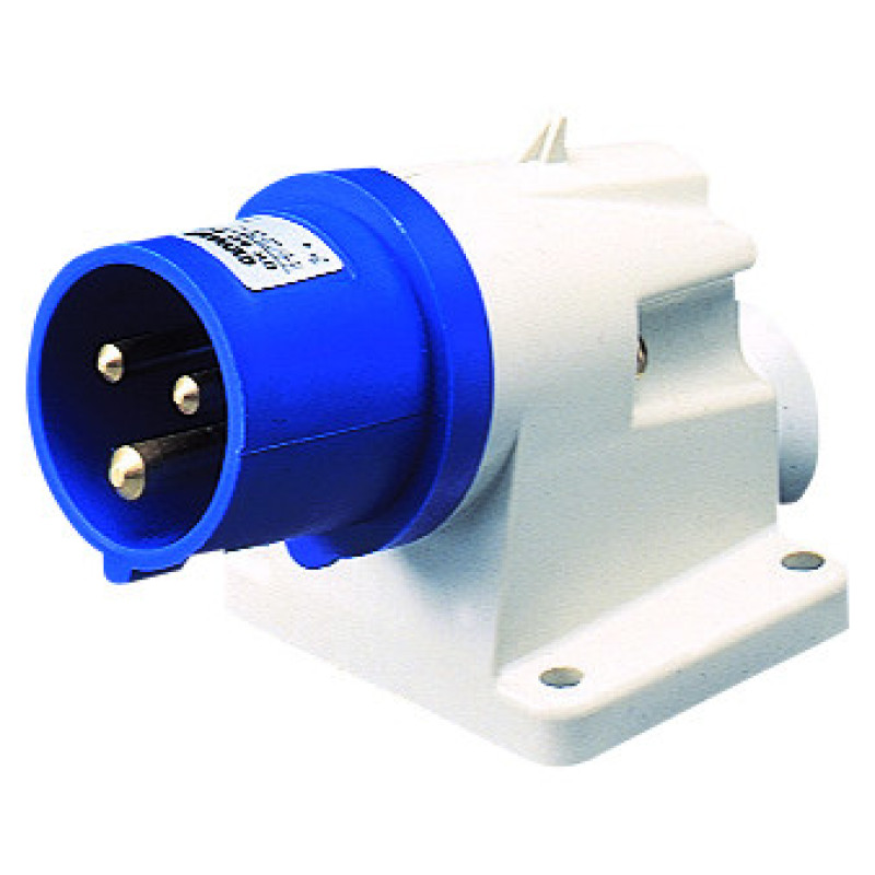 Стационарная вилка 90° GEWISS IP44 2P+E 32A 230В (GW60415)