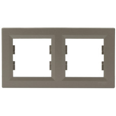 Рамка двойная бронза Asfora, EPH5800269