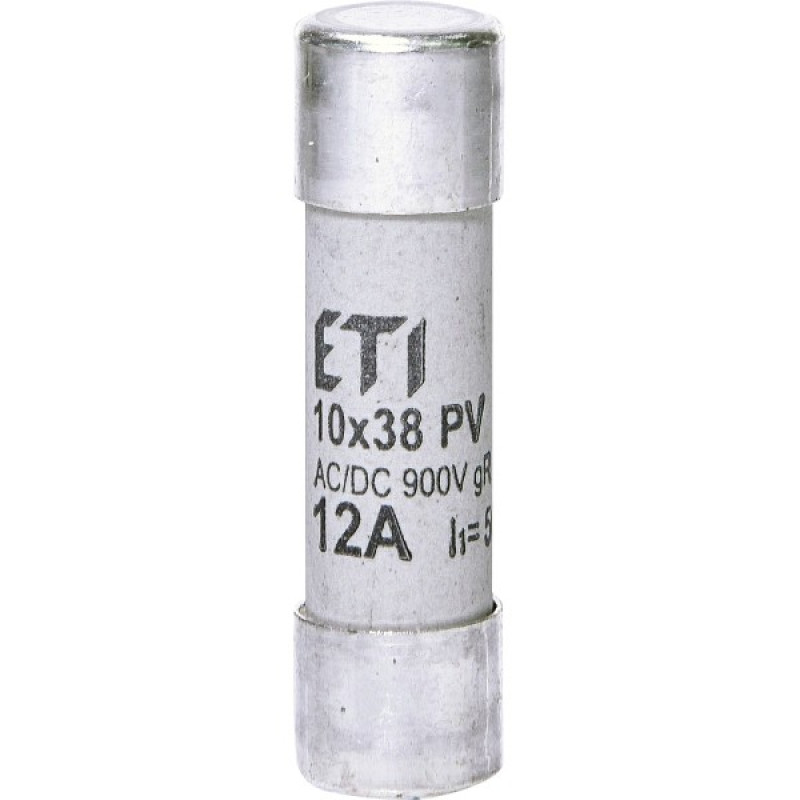 Запобіжник ETI 002625032 CH 10x38 gR-PV 12A 900V (50kA)