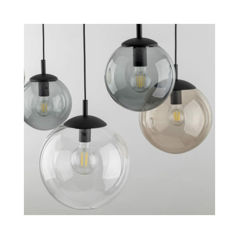 Подвесной светильник, люстра TK Lighting 4796 Esme E27 5x15W IP20 Черный