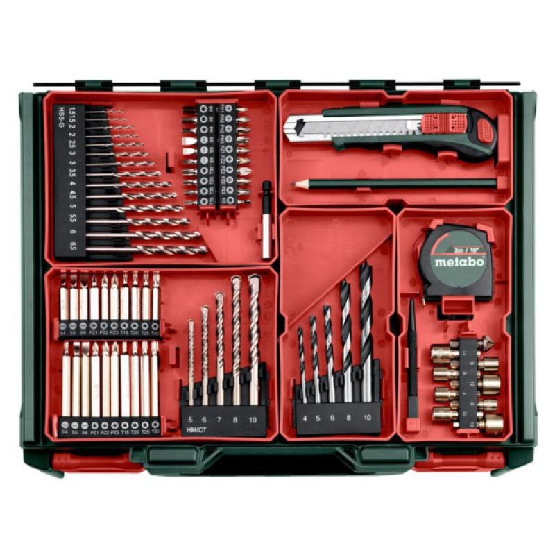Аккумуляторная ударная дрель-шуруповерт Metabo SB 18 L Mobile Workshop 2x2Aч Li-Power (614053710)
