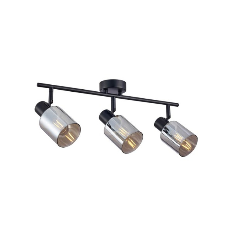 Светильник поворотный, спот Italux SPL-65342-3-BK-SG Santia E14 3x40W IP20 черный