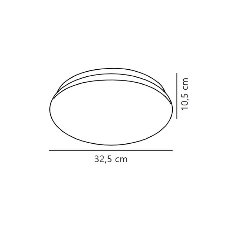 Потолочный светильник Nordlux 45616001 Mani LED 1x18W 3000K 1200Lm IP20 белый