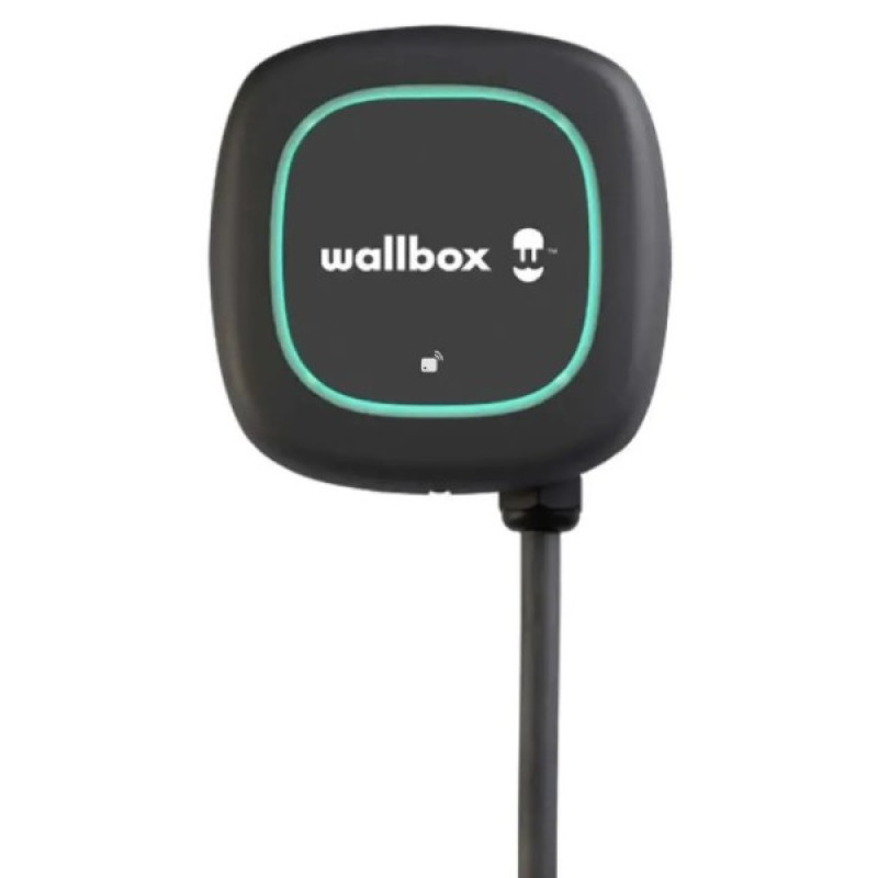 Зарядная станция Wallbox Pulsar Pro 22кВт Type 2 кабель 5м черная (PPR1-0-2-4-K-002) OCPP 1.6