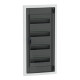 Встраиваемый щит Schneider Electric PrismaSeT XS LVSXP413 4 ряда 52М дымчатые двери
