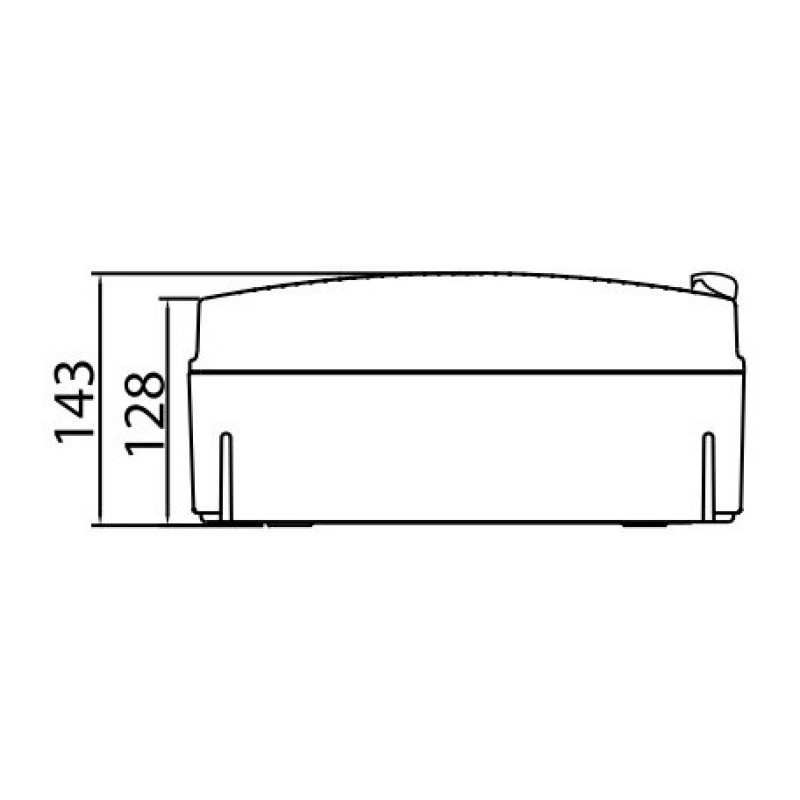 Щит настенный 24 мод. с дверцей RAL7035 Ram Base, DKC