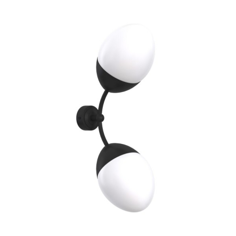 Бра, настінний світильник Pikart 35416-5 Burgeon Sconce E14 2x60W IP20 чорний