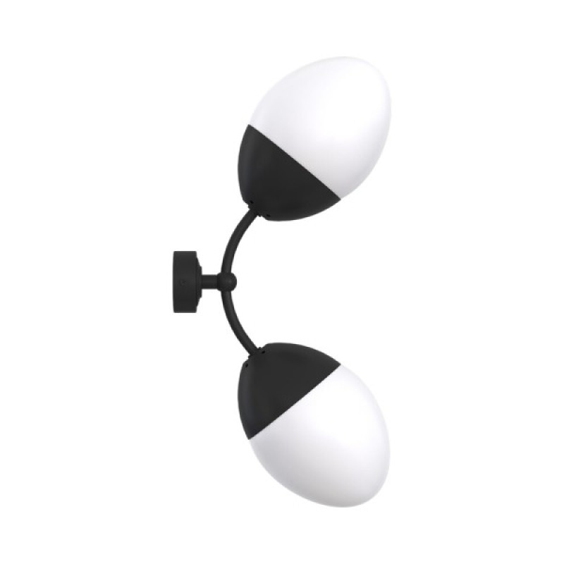 Бра, настінний світильник Pikart 35416-5 Burgeon Sconce E14 2x60W IP20 чорний