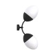 Бра, настінний світильник Pikart 35416-5 Burgeon Sconce E14 2x60W IP20 чорний