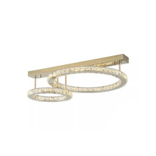 Люстра Zuma Line MX3713-2-3GT Girona LED 1x36W 3000K 4200Lm IP20 золотая (5905316638976)