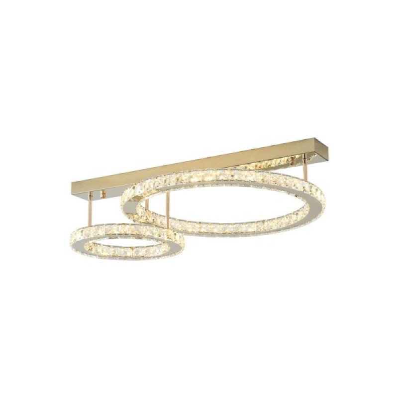 Люстра Zuma Line MX3713-2-3GT Girona Led 1x36W 3000K 4200Lm IP20