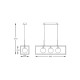 Люстра Zuma Line MD3115-3-3BT Piro G9 3+1x4W+33W 2700K-6000K 3800Lm IP20 чорна (5905316651524)