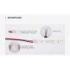 LED лента COLORS 60-2835-24V-IP55 4,4W 3800K 5м (DJ60-24V-8mm-IP55-NW)