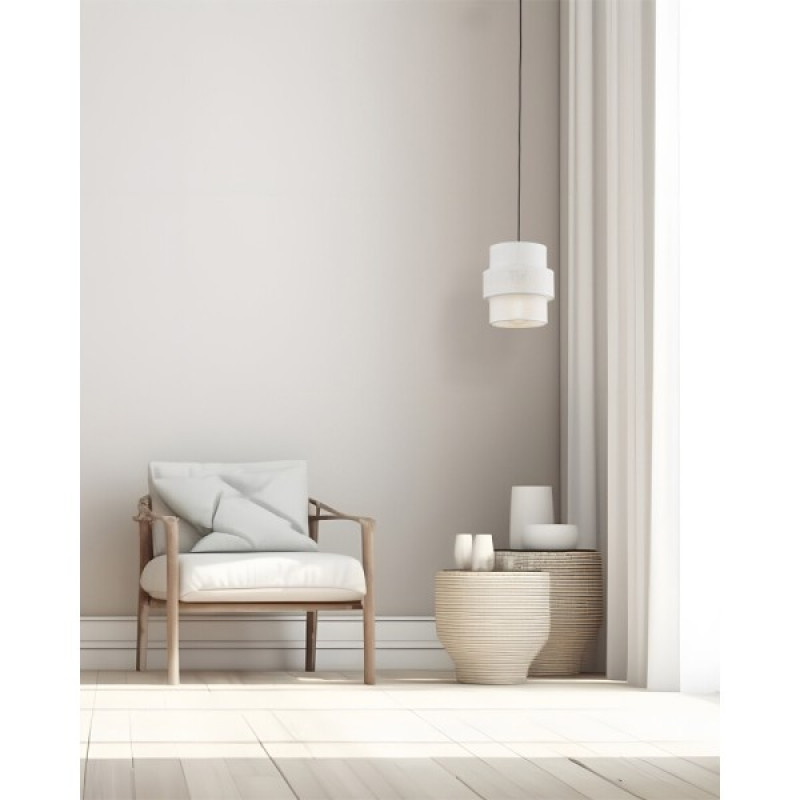 Підвісний світильник, люстра TK Lighting 5094 Calisto E27 1x15W IP20 білий