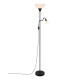 Торшер Nordlux 2512554003 Lauria E27+E14 1+1x40W+15W IP20 чорний