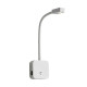 Бра, настінний світильник Kloodi WA-SNAKE SQ565 Snake Led 1x3W 3000K IP20 Wh