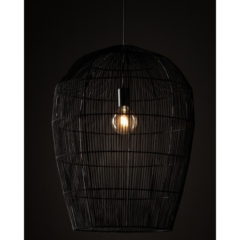 Подвесной светильник, люстра Nowodvorski 11168 Haiti L E27 1x25W IP20 черный
