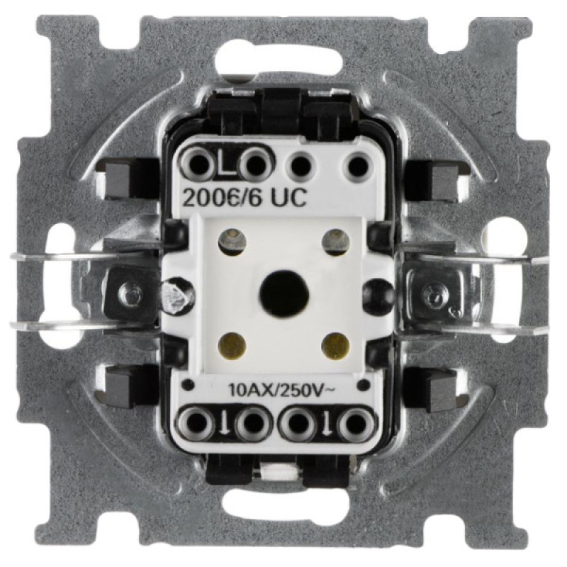 Проходной выключатель ABB Basic 55 2006/6 UC-94-507 (альпийский белый)