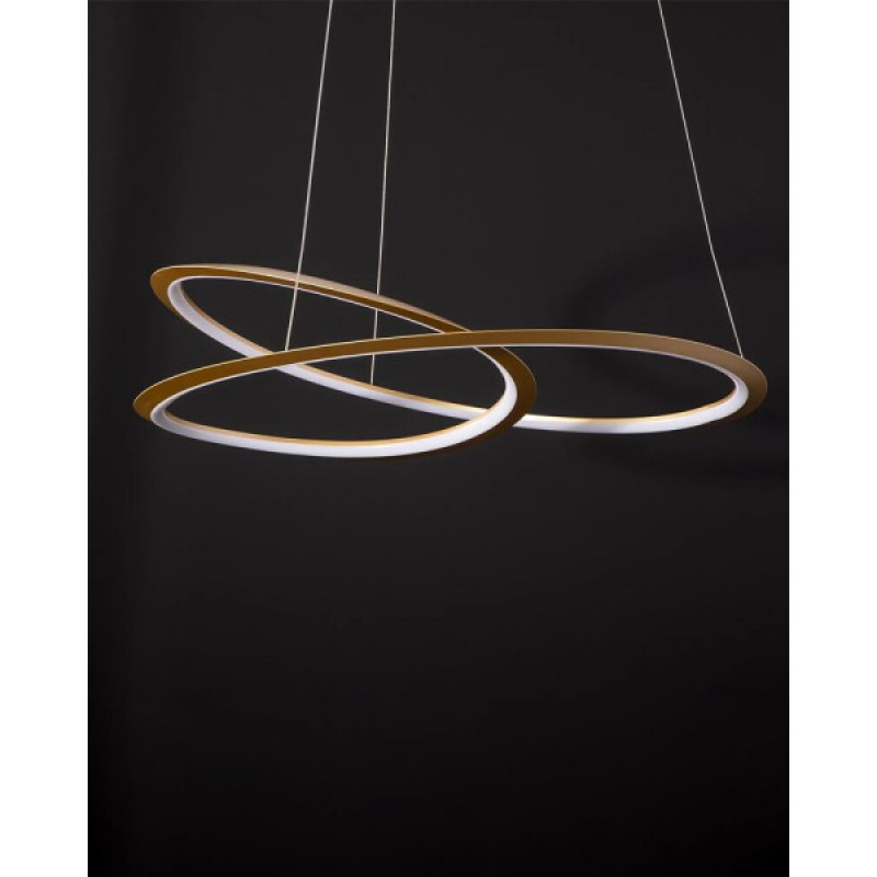 Люстра MJ-Light MJ12029 Helix LED 1x40W 4000K 3200Lm IP20 золота
