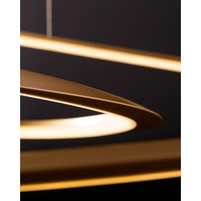 Люстра MJ-Light MJ12029 Helix LED 1x40W 4000K 3200Lm IP20 золота