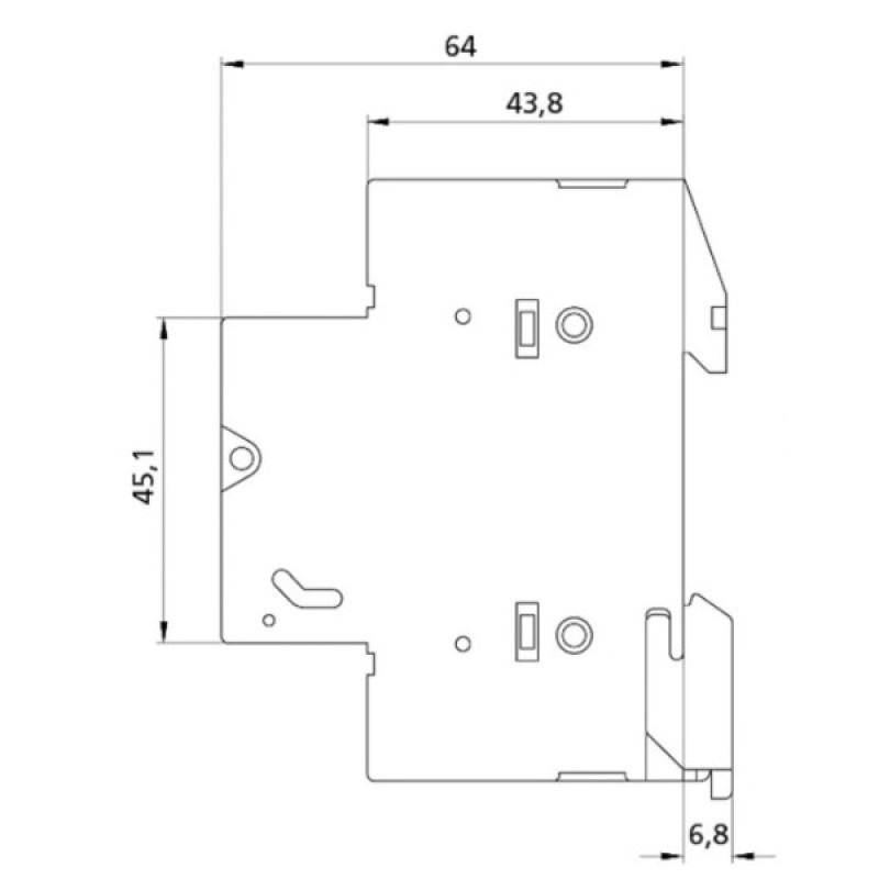 Разъединитель предохранитель ETI 002550003 PCF 10 2P 690V