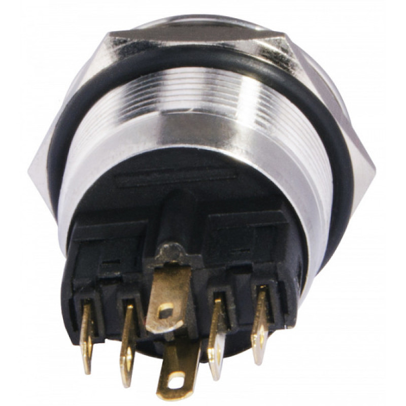 Кнопка Аско-Укрем TYJ 22-271 1NO+1NC 24В с подсветкой красная (A0140010142)