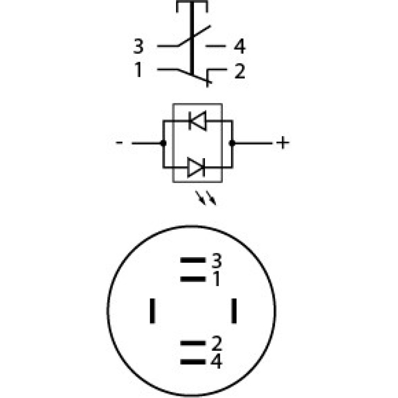Кнопка Аско-Укрем TYJ 22-271 1NO+1NC 24В с подсветкой красная (A0140010142)