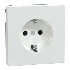 Розетка Schneider Electric D-Life MTN2300-6035 с з/к и шторками белый лотос