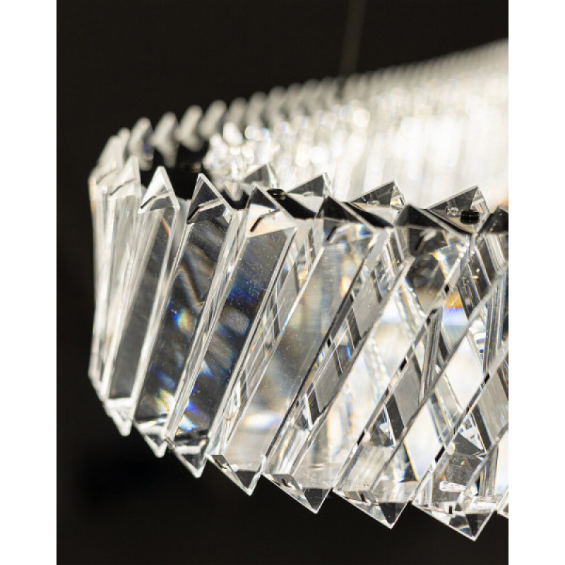 Подвесной светильник, люстра Nowodvorski 11707 Luxora Oval LED 1x40W 3000K 3600Lm IP20 хром